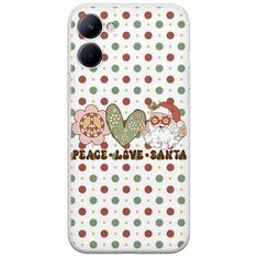 Peace Love Santa Realme C33 Flexible TPU (Διάφανη Σιλικόνη)