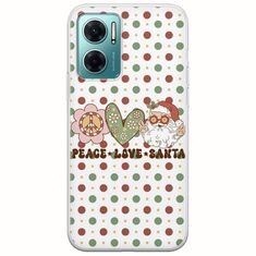 Peace Love Santa Xiaomi Redmi 10 5G Flexible TPU (Διάφανη Σιλικόνη)