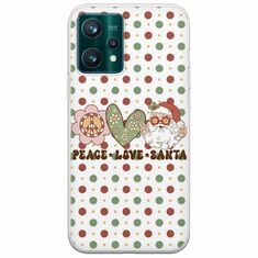 Peace Love Santa Realme 9 5G Flexible TPU (Διάφανη Σιλικόνη)