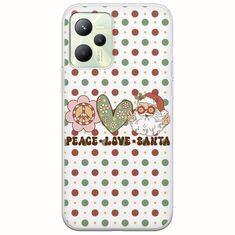 Peace Love Santa Realme Narzo 50A Prime Flexible TPU (Διάφανη Σιλικόνη)