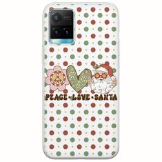 Peace Love Santa Vivo Y21s Flexible TPU (Διάφανη Σιλικόνη)