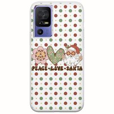 Peace Love Santa TCL 40 SE Flexible TPU (Διάφανη Σιλικόνη)