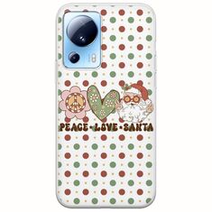 Peace Love Santa Xiaomi 13 Lite 5G Flexible TPU (Διάφανη Σιλικόνη)
