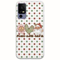 Peace Love Santa TCL 40R 5G Flexible TPU (Διάφανη Σιλικόνη)