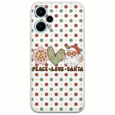 Peace Love Santa Xiaomi Poco F5 5G Flexible TPU (Διάφανη Σιλικόνη)