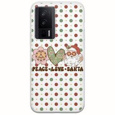 Peace Love Santa Xiaomi Poco F5 Pro 5G Flexible TPU (Διάφανη Σιλικόνη)