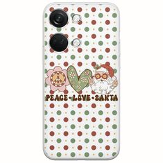 Peace Love Santa OnePlus Nord 3 5G Flexible TPU (Διάφανη Σιλικόνη)