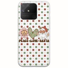Peace Love Santa Realme Narzo 50A Flexible TPU (Διάφανη Σιλικόνη)