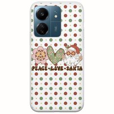 Peace Love Santa Xiaomi Redmi 13C Flexible TPU (Διάφανη Σιλικόνη)