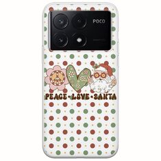 Peace Love Santa Xiaomi Poco X6 Pro 5G Flexible TPU (Διάφανη Σιλικόνη)