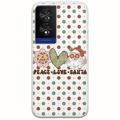Peace Love Santa TCL 40 NXTPAPER 4G Flexible TPU (Διάφανη Σιλικόνη)