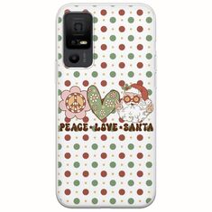 Peace Love Santa TCL 40 NXTPAPER 5G Flexible TPU (Διάφανη Σιλικόνη)