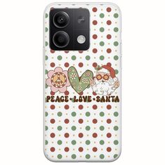 Peace Love Santa Xiaomi Poco X6 5G Flexible TPU (Διάφανη Σιλικόνη)