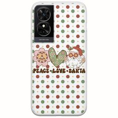 Peace Love Santa TCL 50 SE Flexible TPU (Διάφανη Σιλικόνη)