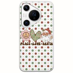Peace Love Santa Huawei Pura 70 Pro Flexible TPU (Διάφανη Σιλικόνη)