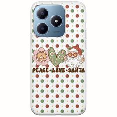 Peace Love Santa Realme C63 Flexible TPU (Διάφανη Σιλικόνη)