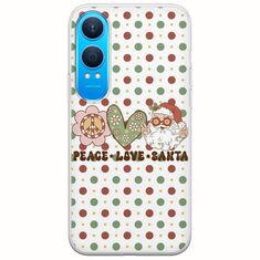 Peace Love Santa OnePlus Nord CE4 Lite 5G Flexible TPU (Διάφανη Σιλικόνη)