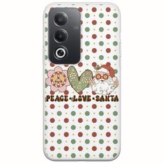 Peace Love Santa Oppo A80 5G Flexible TPU (Διάφανη Σιλικόνη)