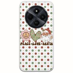 Peace Love Santa Xiaomi Redmi 14C Flexible TPU (Διάφανη Σιλικόνη)