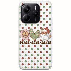 Peace Love Santa Xiaomi Redmi Note 14 5G Flexible TPU (Διάφανη Σιλικόνη)