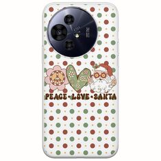 Peace Love Santa TCL 50 PRO NXTPAPER 5G Flexible TPU (Διάφανη Σιλικόνη)