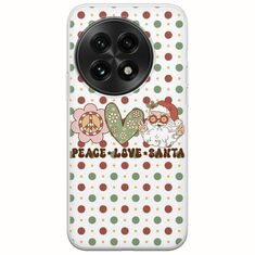 Peace Love Santa OnePlus 13 5G Flexible TPU (Διάφανη Σιλικόνη)