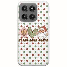 Peace Love Santa Motorola Edge 60 Pro 5G Flexible TPU (Διάφανη Σιλικόνη)