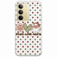 Peace Love Santa Realme 14x 5G Flexible TPU (Διάφανη Σιλικόνη)