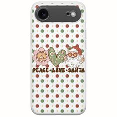 Peace Love Santa iPhone Air Flexible TPU (Διάφανη Σιλικόνη)