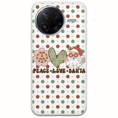 Peace Love Santa Xiaomi Poco F7 Pro 5G Flexible TPU (Διάφανη Σιλικόνη)
