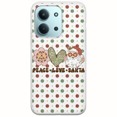 Peace Love Santa Xiaomi Redmi 15C Flexible TPU (Διάφανη Σιλικόνη)