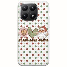 Peace Love Santa Xiaomi 15T 5G Flexible TPU (Διάφανη Σιλικόνη)