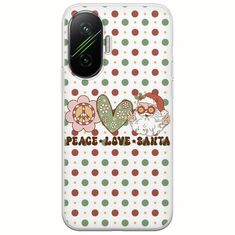 Peace Love Santa Xiaomi Poco F7 5G Flexible TPU (Διάφανη Σιλικόνη)
