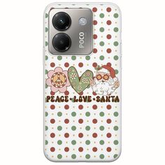 Peace Love Santa Xiaomi Poco M7 Pro 5G Flexible TPU (Διάφανη Σιλικόνη)