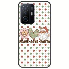 Peace Love Santa Xiaomi 11T / 11T Pro Black TPU (Μαύρη Σιλικόνη)