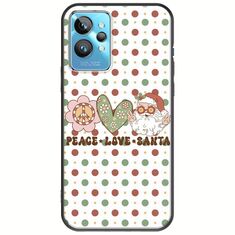 Peace Love Santa Realme GT2 Pro Black TPU (Μαύρη Σιλικόνη)