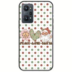 Peace Love Santa Realme GT 2 5G Black TPU (Μαύρη Σιλικόνη)