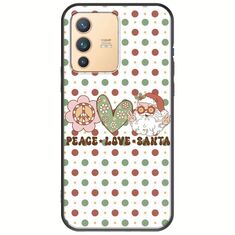 Peace Love Santa Vivo V23 5G Black TPU (Μαύρη Σιλικόνη)