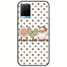 Peace Love Santa Vivo Y33s Black TPU (Μαύρη Σιλικόνη)