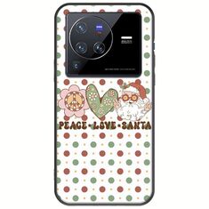 Peace Love Santa Vivo X80 Pro Black TPU (Μαύρη Σιλικόνη)