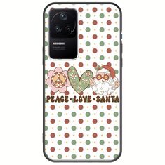 Peace Love Santa Xiaomi Poco F4 5G Black TPU (Μαύρη Σιλικόνη)