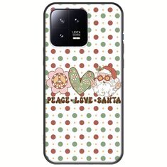Peace Love Santa Xiaomi 13 5G Black TPU (Μαύρη Σιλικόνη)