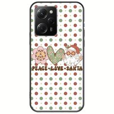 Peace Love Santa Xiaomi Poco X5 Pro 5G Black TPU (Μαύρη Σιλικόνη)