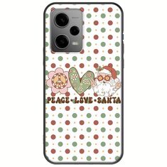Peace Love Santa Xiaomi Poco X5 5G Black TPU (Μαύρη Σιλικόνη)