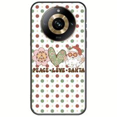 Peace Love Santa Realme 11 Pro Plus 5G Black TPU (Μαύρη Σιλικόνη)