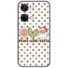 Peace Love Santa OnePlus Nord 3 5G Black TPU (Μαύρη Σιλικόνη)