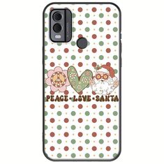 Peace Love Santa Nokia C22 Black TPU (Μαύρη Σιλικόνη)