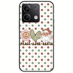 Peace Love Santa Xiaomi Redmi Note 13 Pro 5G Black TPU (Μαύρη Σιλικόνη)