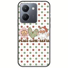 Peace Love Santa Vivo Y36 4G / 5G Black TPU (Μαύρη Σιλικόνη)