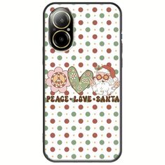 Peace Love Santa Realme C67 4G Black TPU (Μαύρη Σιλικόνη)